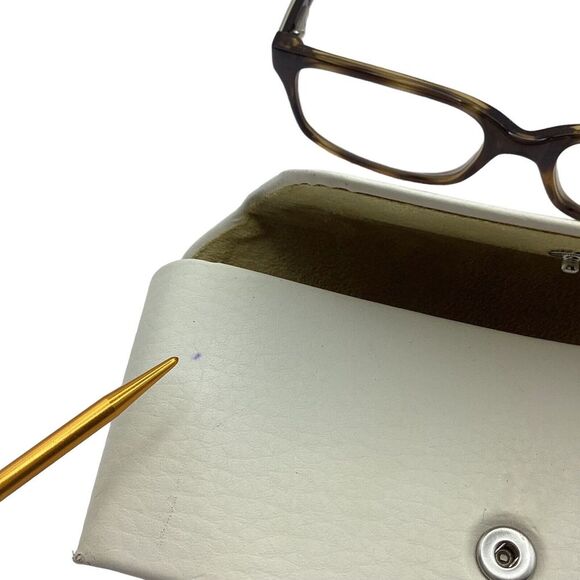 Michael Kors Eyeglass Frames Only Case Medellin 3010 52-16 140 Brown Tortoise - Picture 7 of 13